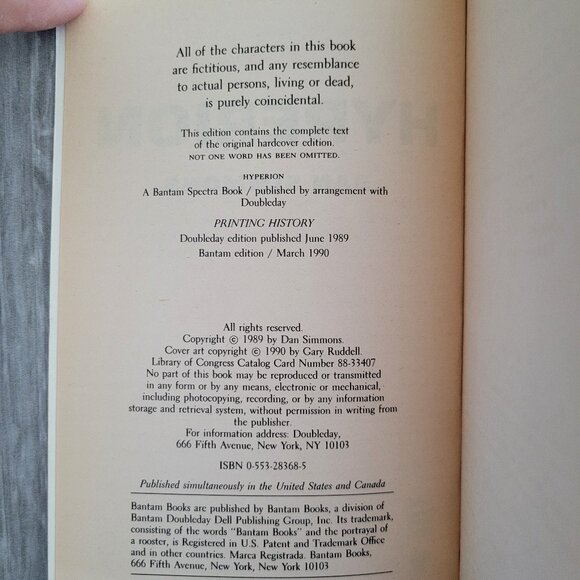 HYPERION BOOKS LOT OF 2 HYPERION AND THE FALL OF HYPERION CANTOS BY DAN SIMMONS - Picture 5 of 12